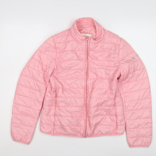 Mustang Girls Pink Puffer Jacket - Size M