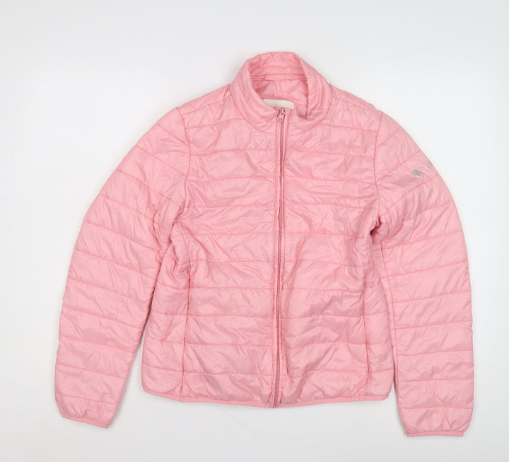 Mustang Girls Pink Puffer Jacket - Size M