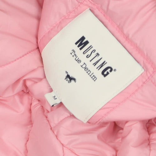 Mustang Girls Pink Puffer Jacket - Size M