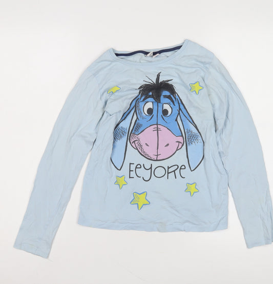 Disney Boys Blue Eeyore Pyjama Top 10-11 Years Cartoon