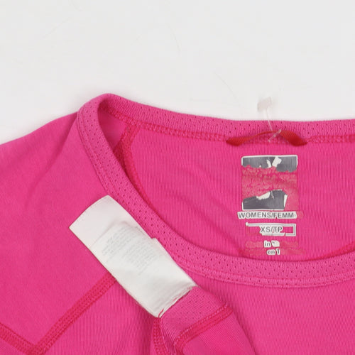 Women's Pink XS Athletic T-Shirt