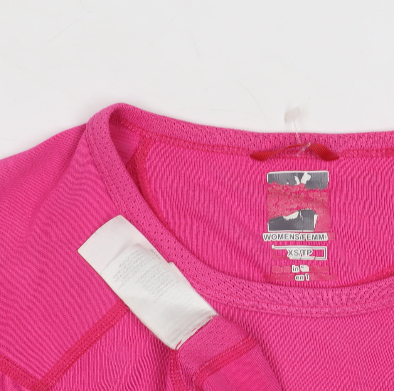 Women's Pink XS Athletic T-Shirt