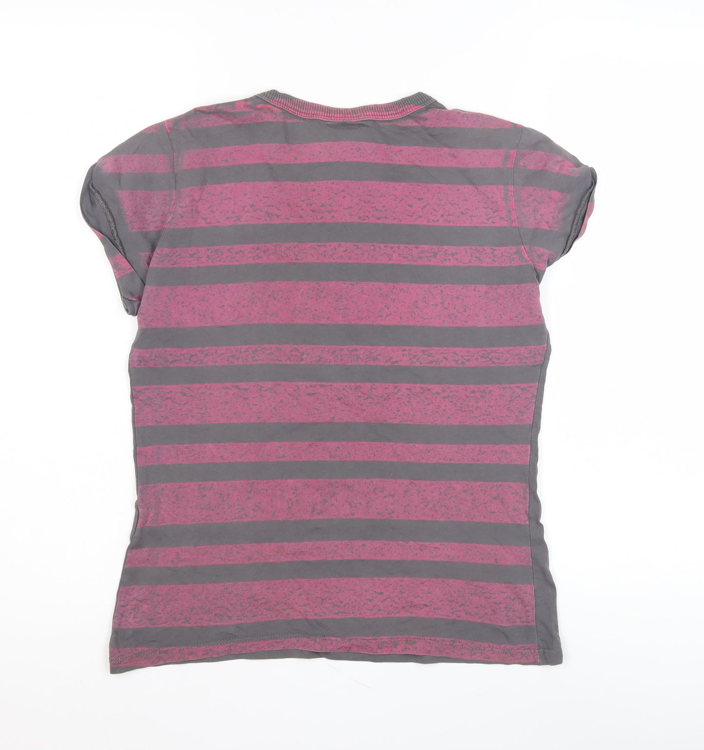 Zara Women's Grey T-Shirt Size 12 Music Theme