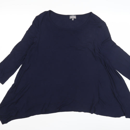 Phase Eight Women’s Blue Tunic Size 14 Round Neck