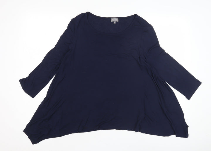 Phase Eight Women’s Blue Tunic Size 14 Round Neck