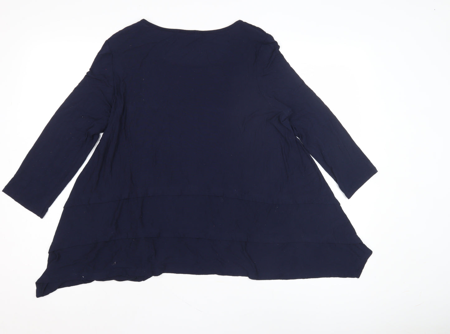 Phase Eight Women’s Blue Tunic Size 14 Round Neck