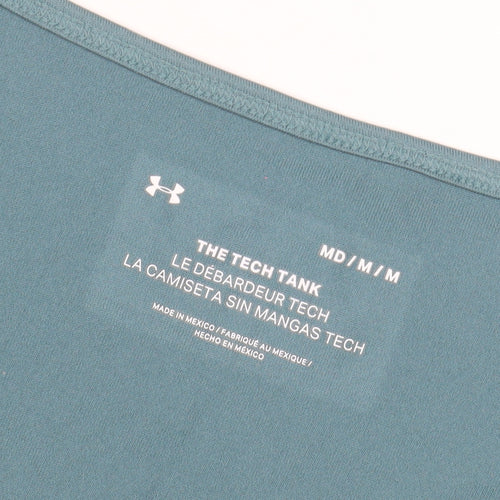 Under Armour Men's Blue Tank Top, Size M, Gym & Training