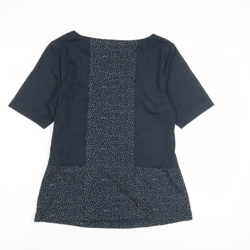 White Stuff Blue Women's Size 10 Boat Neck Top