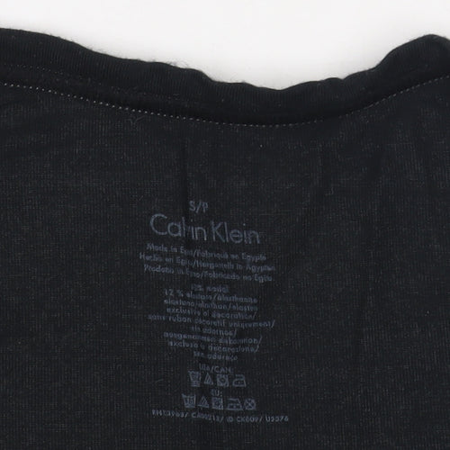 Calvin Klein Women's Black Slim Fit T-Shirt, Small