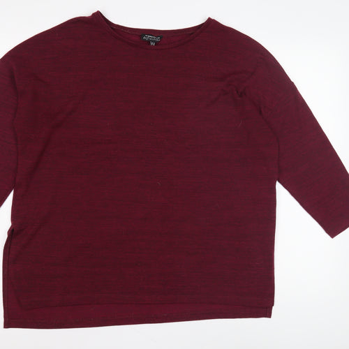 Warehouse Women's Red Jersey Top Size 14