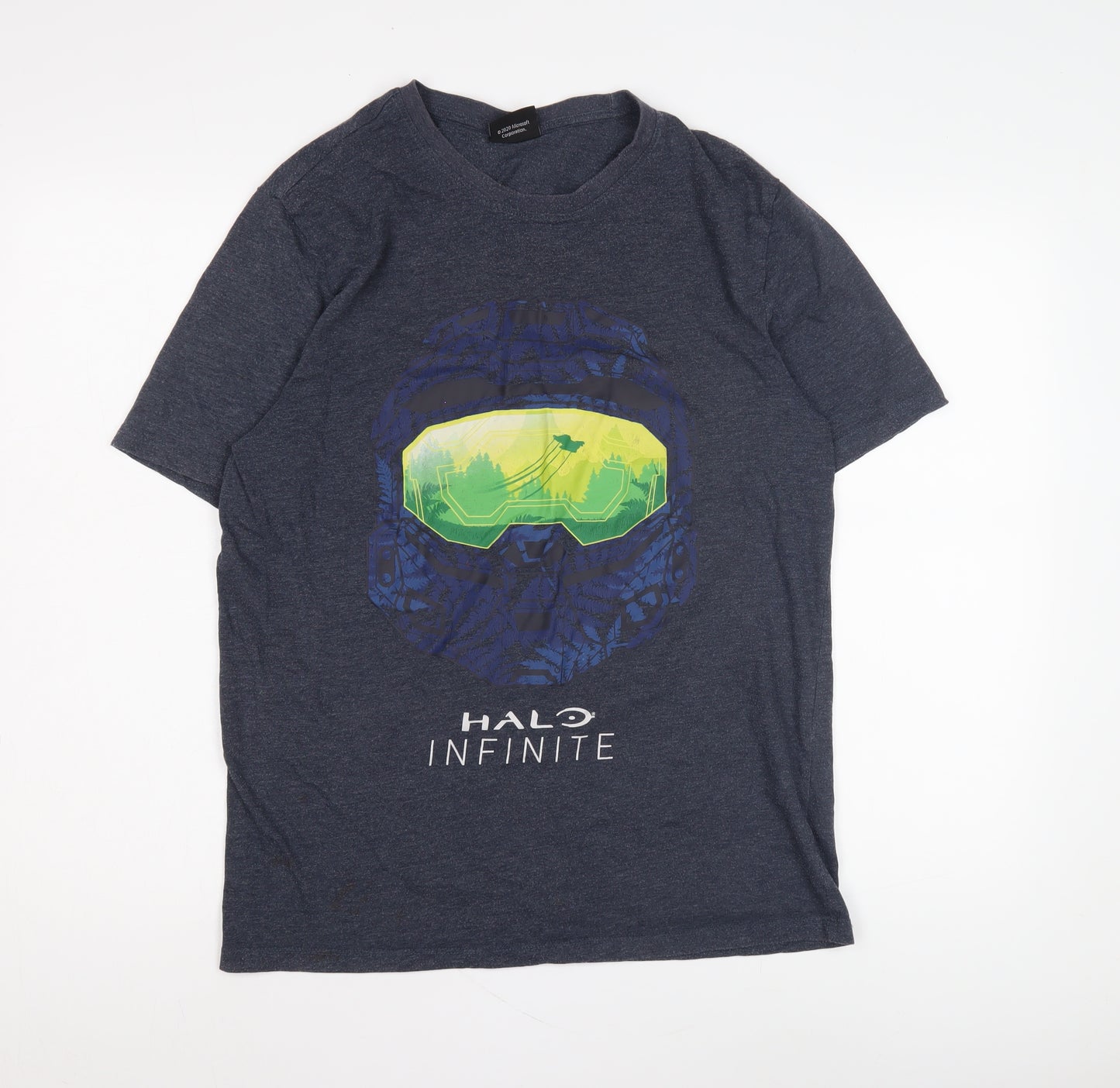 Halo Infinite Men's Blue M Graphic T-Shirt