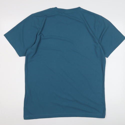 Craghoppers Blue Men's T-Shirt, Size L, Short Sleeve