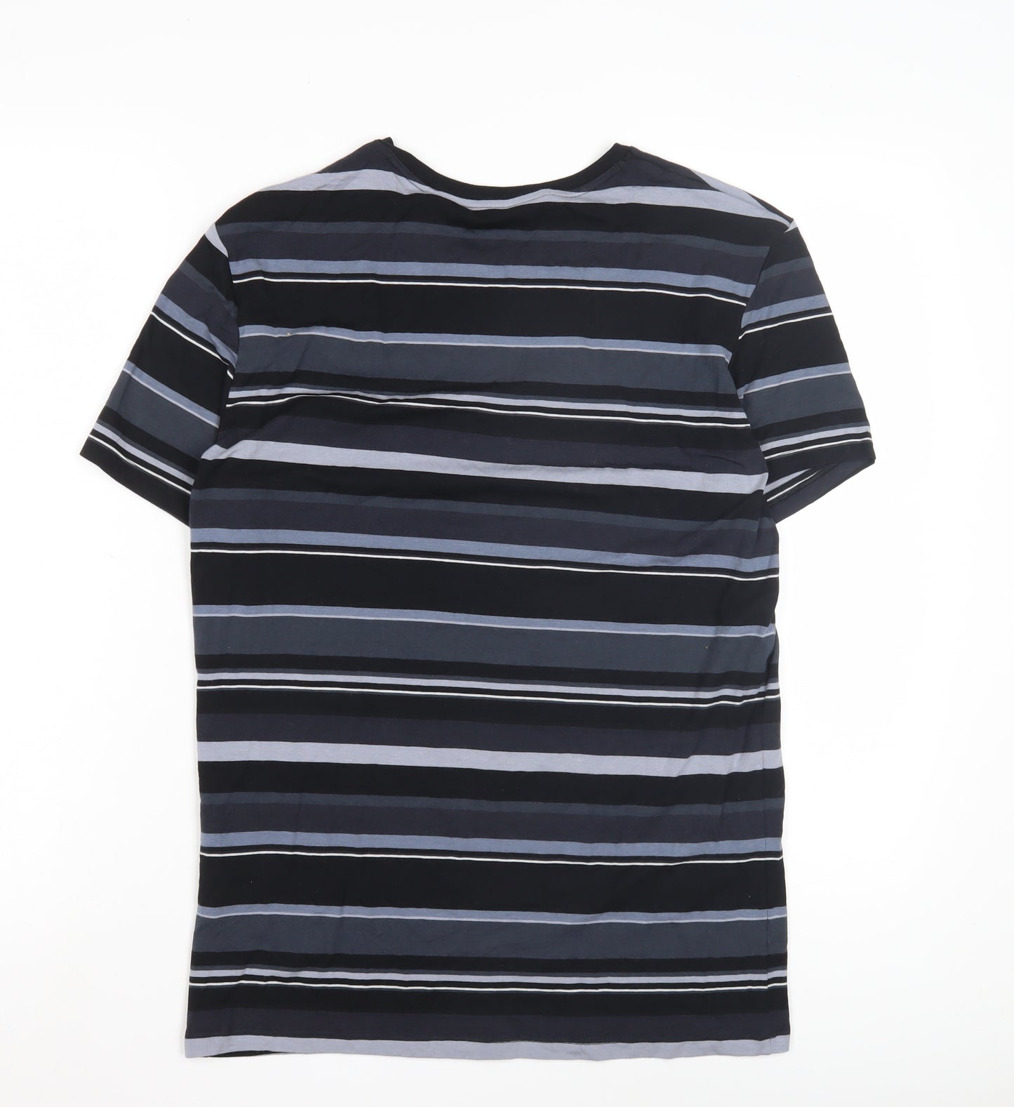 Autograph Men's Multicoloured Striped T-Shirt Medium