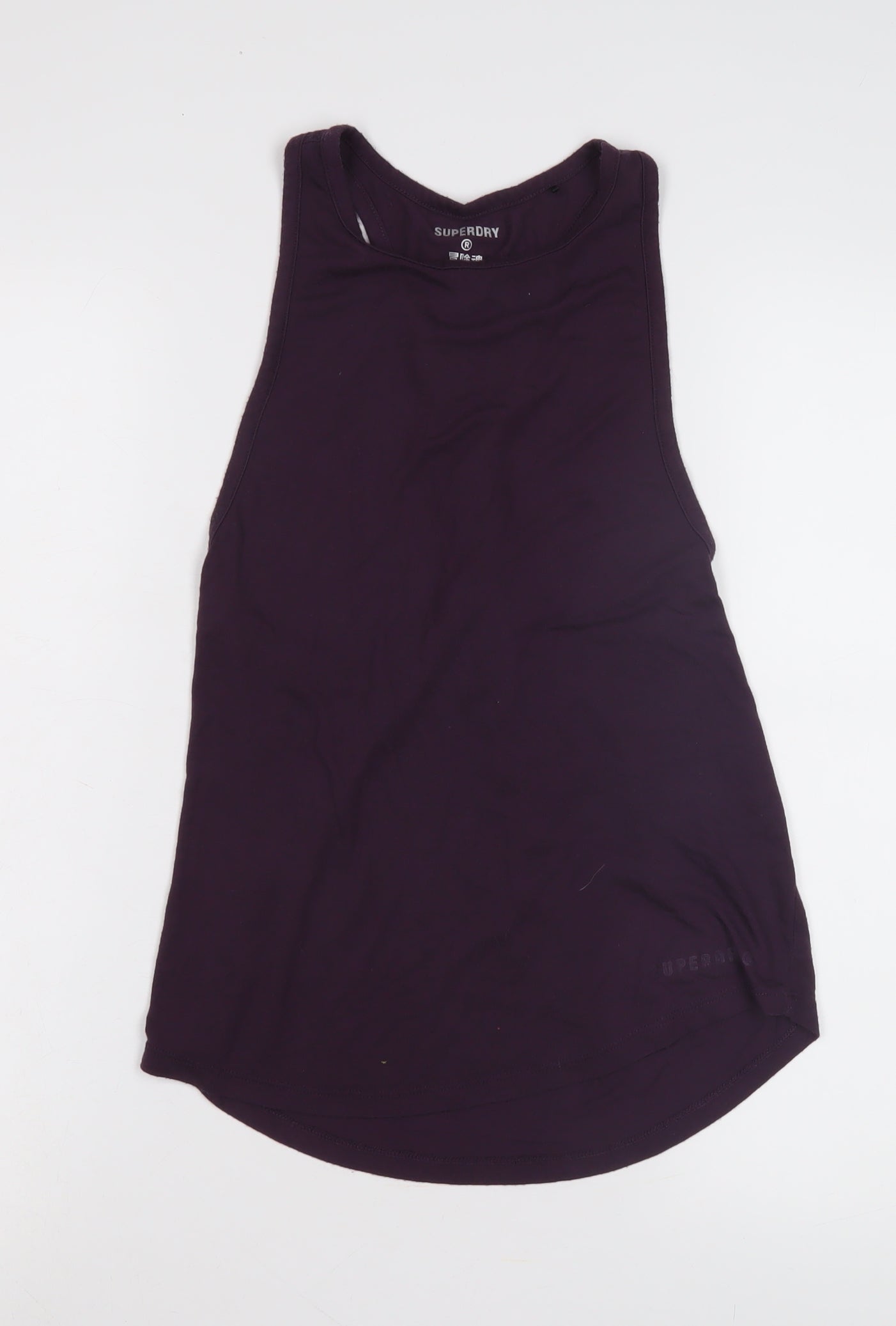 Superdry Women's Purple Tank Top UK10 Activewear