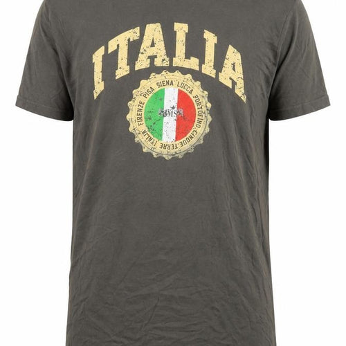 Zeus Men's XL Grey Italian Graphic T-Shirt