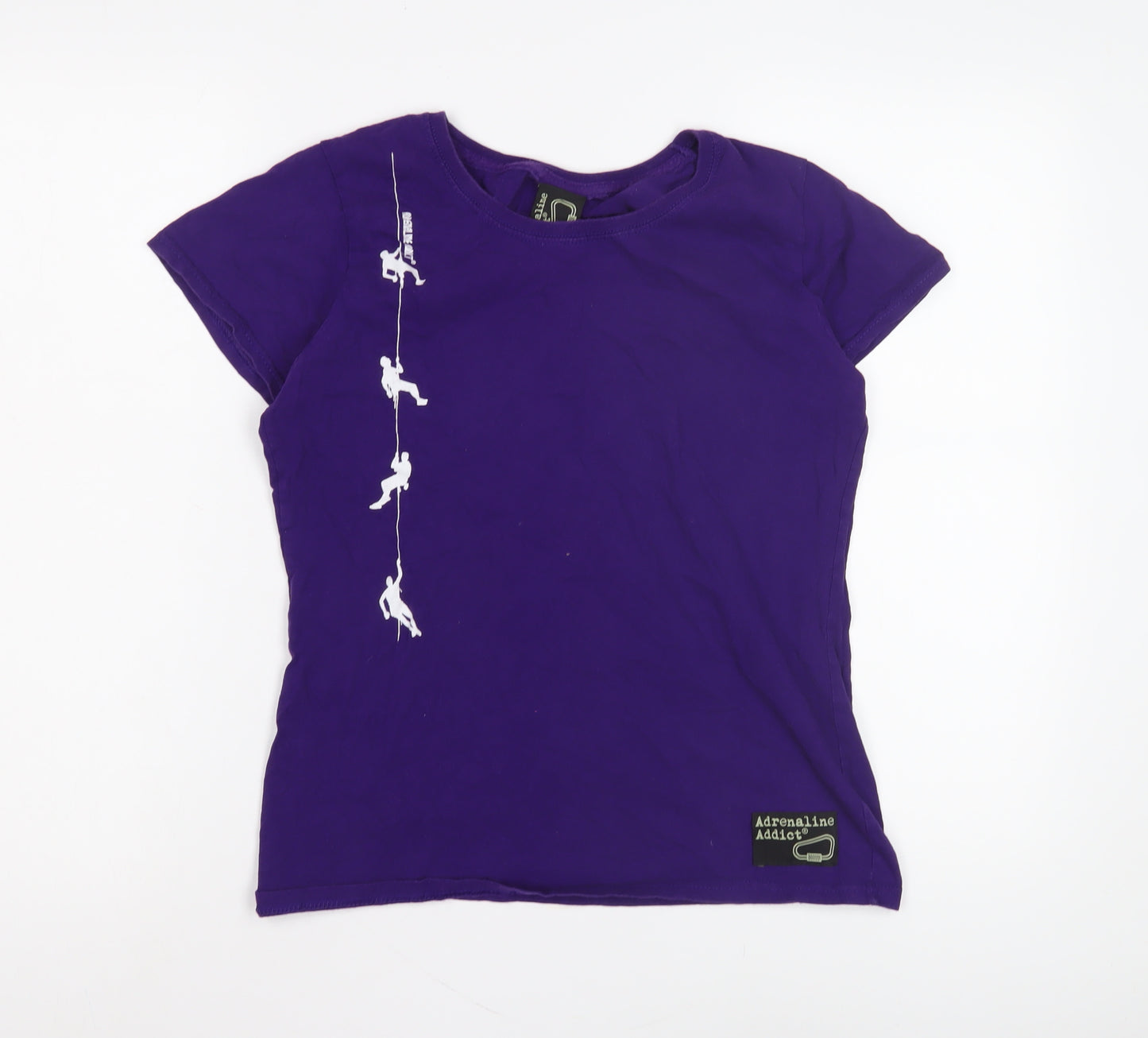 Adrenaline Addict Women's Purple T-Shirt M