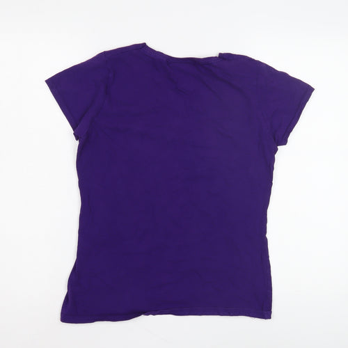 Adrenaline Addict Women's Purple T-Shirt M