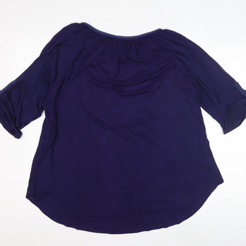 Cable & Gauge Women's Blue Tunic, Size S