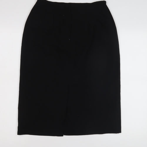 Kass Women's Black Midi Pencil Skirt - Size 14