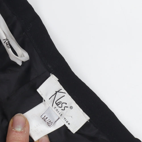 Kass Women's Black Midi Pencil Skirt - Size 14