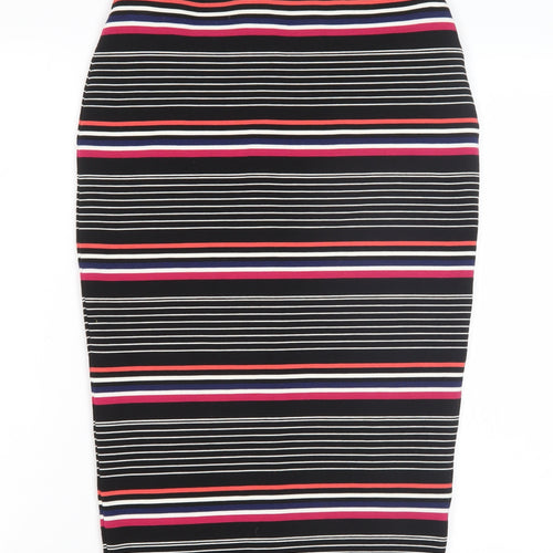 Marks and Spencer Women's Striped Skirt - Size 8