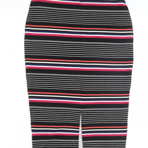 Marks and Spencer Women's Striped Skirt - Size 8