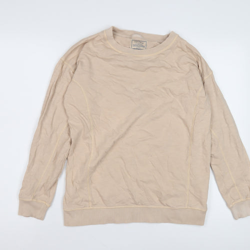 FatFace Women's Beige Pullover Sweatshirt, Size S