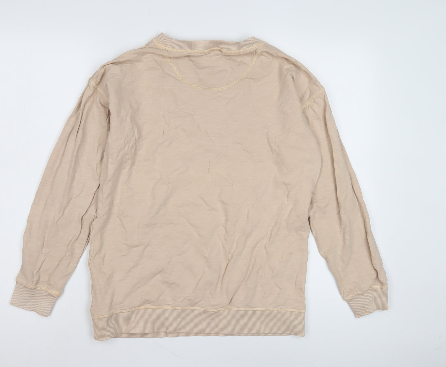 FatFace Women's Beige Pullover Sweatshirt, Size S