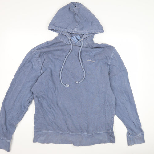 Collusion Men's Blue Pullover Hoodie Size L
