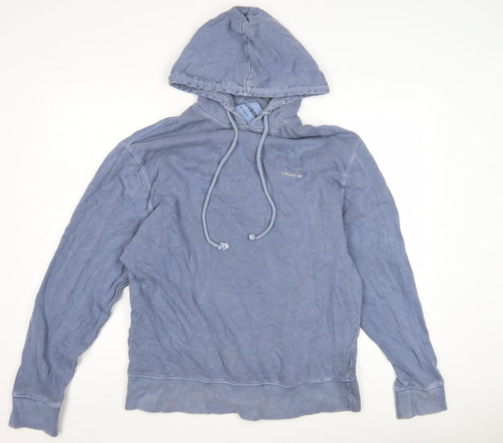 Collusion Men's Blue Pullover Hoodie Size L