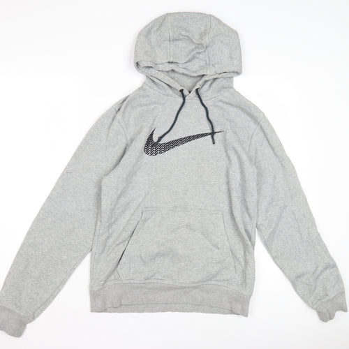 Nike Men's Grey Pullover Hoodie S
