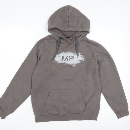 MP Unisex Adults Grey Pullover Hoodie XS