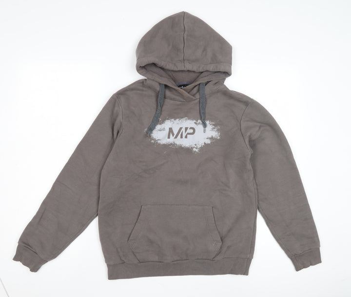 MP Unisex Adults Grey Pullover Hoodie XS