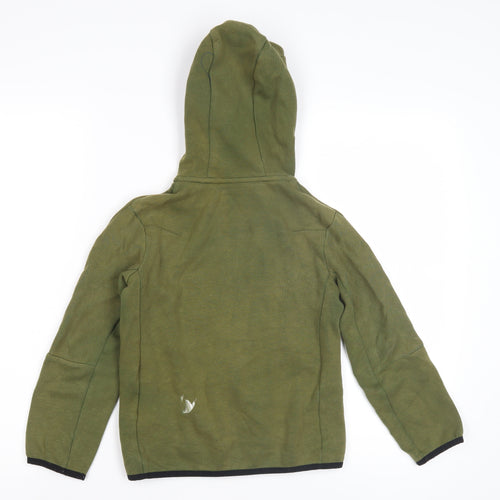Nike Boys Green Full Zip Hoodie Size 7 Years
