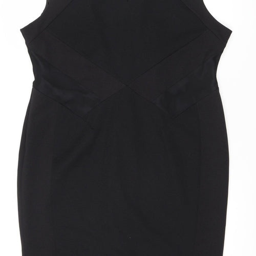 Marks and Spencer Women's Black Sleeveless Short Dress