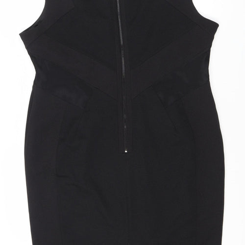 Marks and Spencer Women's Black Sleeveless Short Dress
