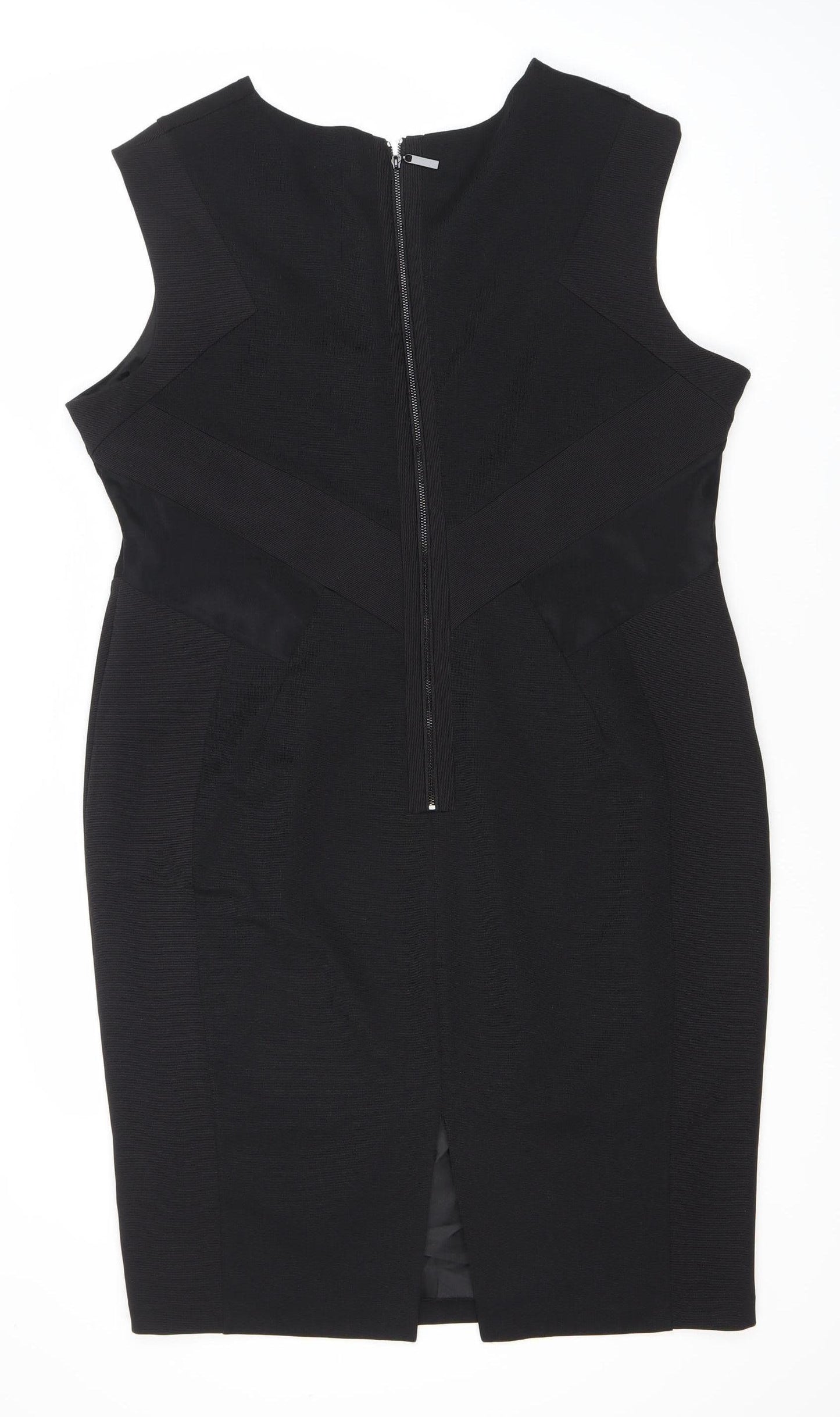 Marks and Spencer Women's Black Sleeveless Short Dress