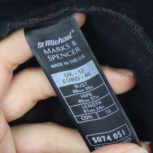 Marks and Spencer Women's Black Short Sheath Dress