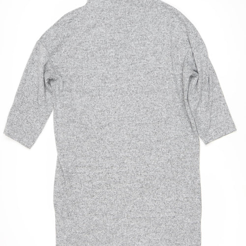 Jacqueline de Yong Women's Grey Knit Dress M