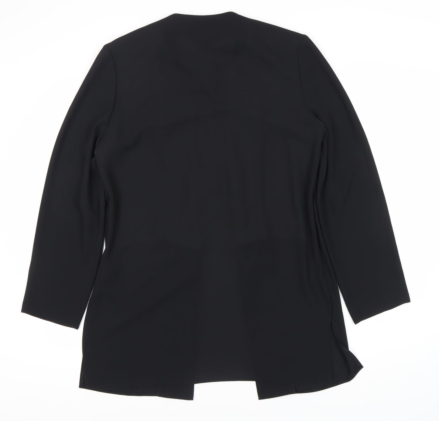Bassin Women's Black Mid-Length Formal Jacket Size 12