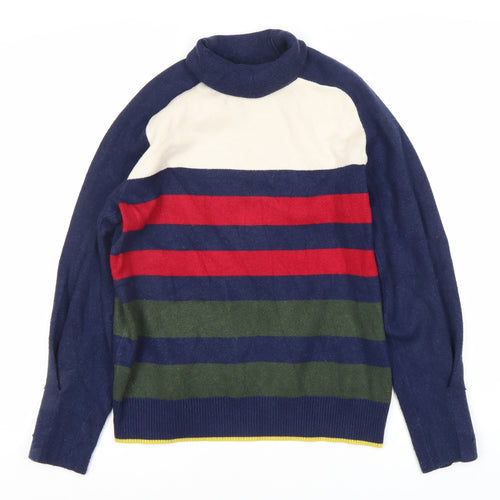 Next Women's Multicoloured Roll Neck Jumper Size 12