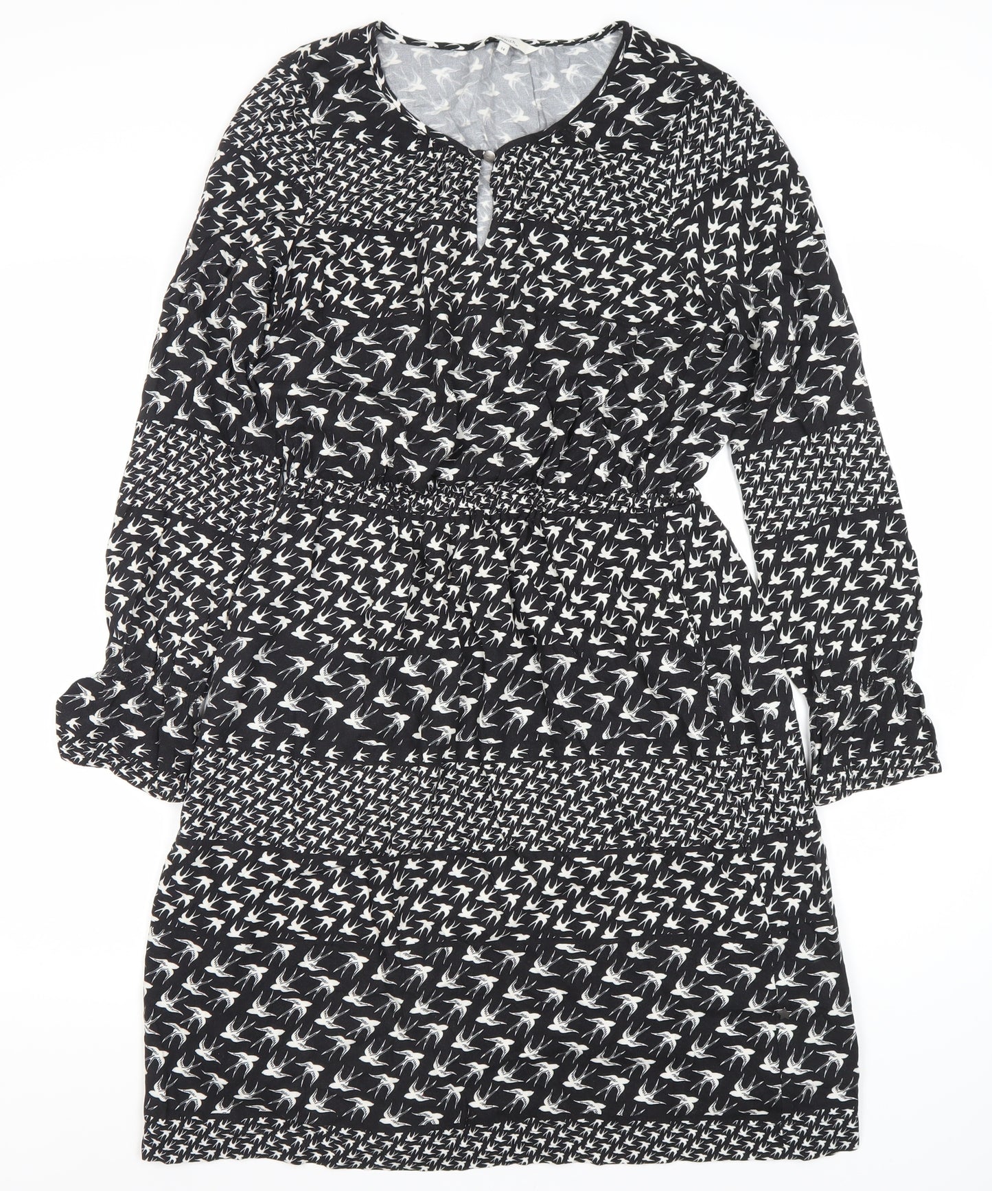 Sandwich Women's Black Animal Print Dress Size 6