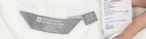 Mountain Warehouse Women's White Sleeveless Top Size 20