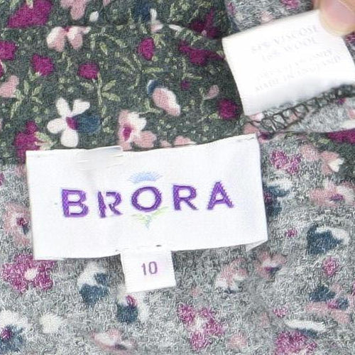 Broar Women's Floral Shift Dress, 10, Multicoloured