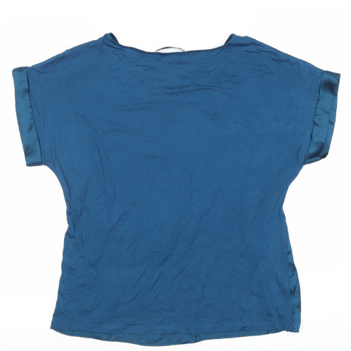 Marks and Spencer Blue Women's Short Sleeve Top