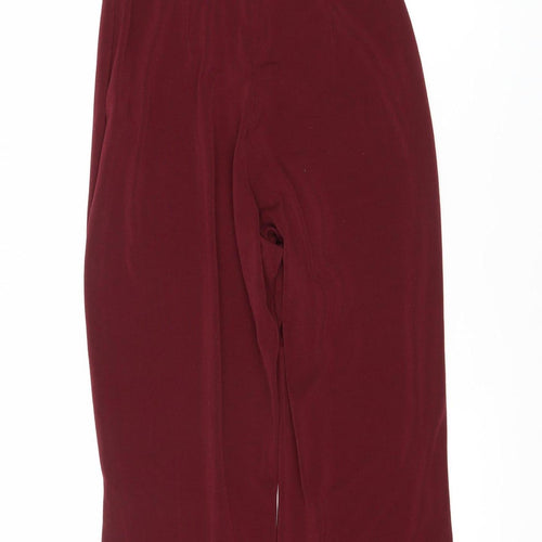 Bershka Women's Red Sleeveless Jumpsuit - Size S