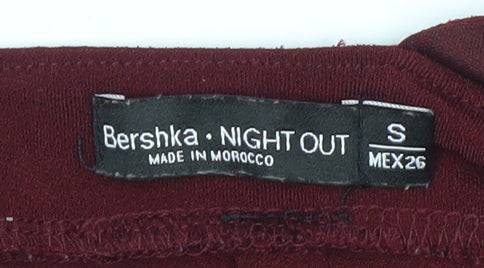 Bershka Women's Red Sleeveless Jumpsuit - Size S