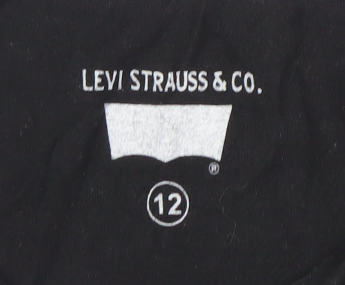 Levi Strauss & Co. Black Women's Long Sleeve T-Shirt Size 12