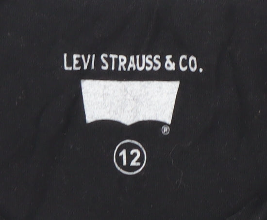 Levi Strauss & Co. Black Women's Long Sleeve T-Shirt Size 12