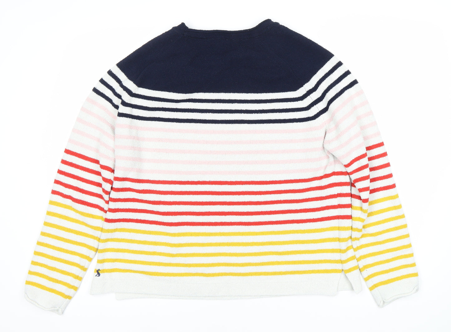 Joules Knitwear Women's Multicoloured Stripe Pullover, Size 14